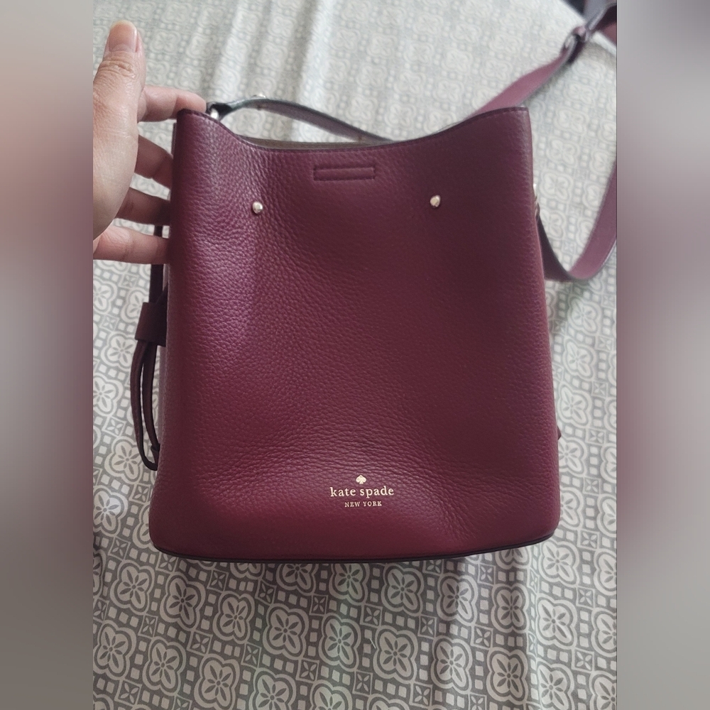 (SOLD) kate spade Deep Burgundy Crossbody Bag